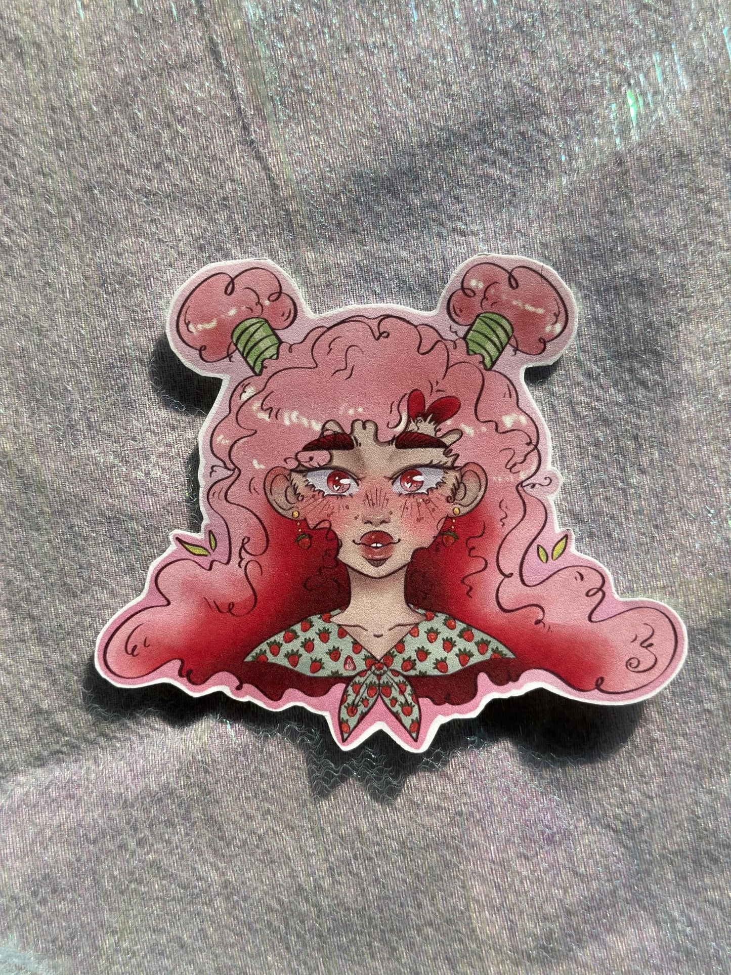 Portia Strawberry Sticker